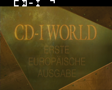 CD-i World: Erste europaische Ausgabe - Demo Disc